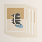 Minimal Penguin Stack Wrapping Paper Gallery Image 3