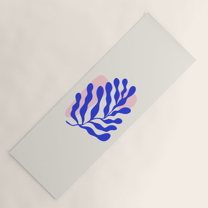 Blue Matisse Ferns Yoga Mat Gallery Image 1