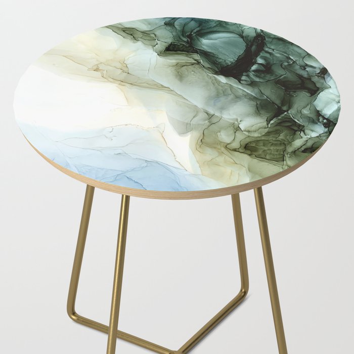 Land and Sky Abstract Landscape Painting Side Table Gallery Image 2