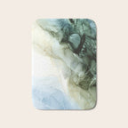 Land and Sky Abstract Landscape Painting Bath Mat Gallery Image 1