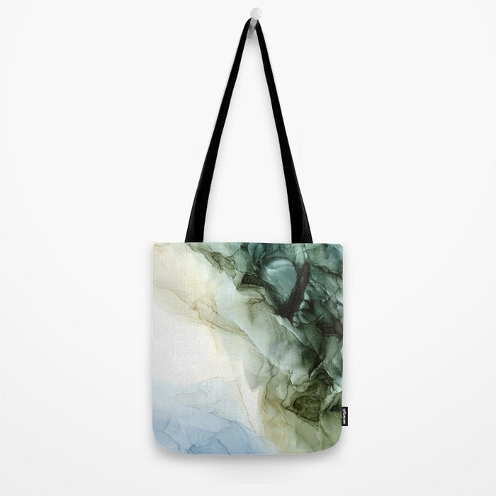 Land and Sky Abstract Landscape Painting Tote Bag Gallery Image 2