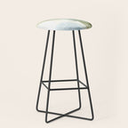 Land and Sky Abstract Landscape Painting Stool Gallery Image 1