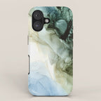 Land and Sky Abstract Landscape Painting iPhone Case Gallery Image 1