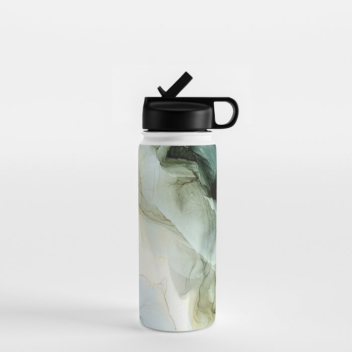 Land and Sky Abstract Landscape Painting Water Bottle Gallery Image 1