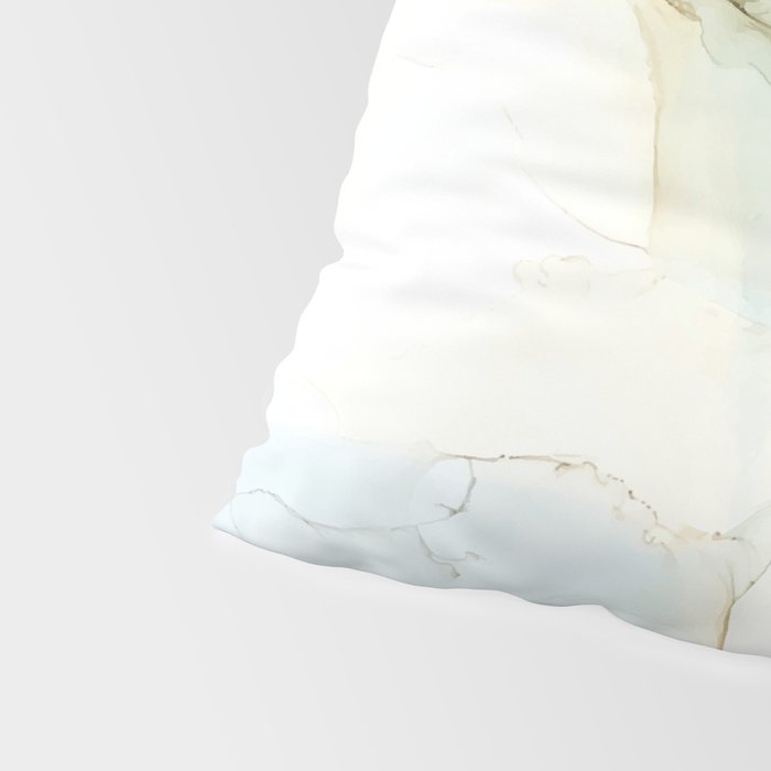 Land and Sky Abstract Landscape Painting Pillow Sham Gallery Image 4