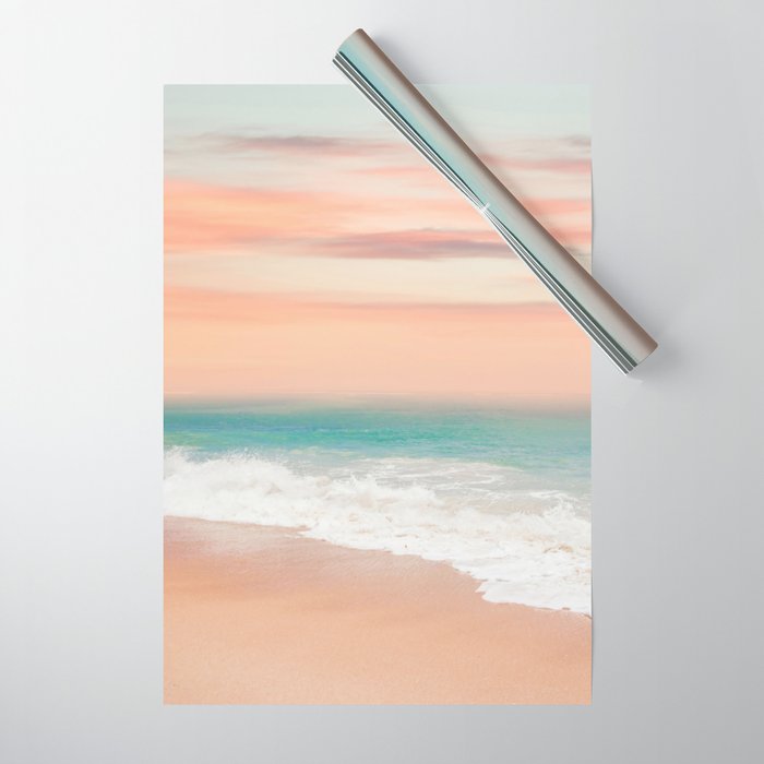 Boho, Beach Sunset Wrapping Paper Gallery Image 1