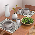 Wildlife Safari Laeves black ´n white Placemat Gallery Image 2
