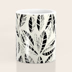 Wildlife Safari Laeves black ´n white Coffee Mug Gallery Image 4