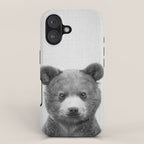 Baby Bear - Black & White iPhone Case Gallery Image 1
