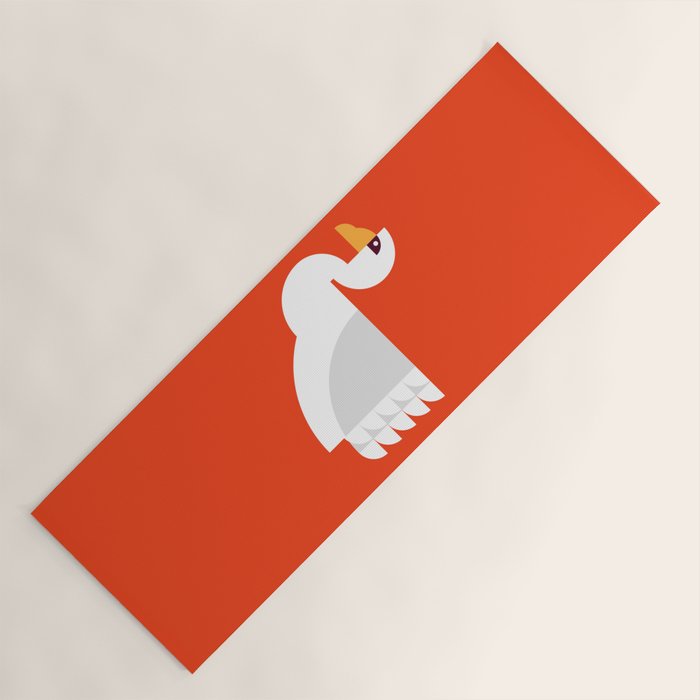 Geometric swan Yoga Mat Gallery Image 1