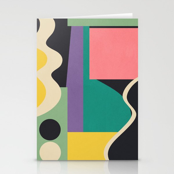 Colorful Geometric Abstract Art 21 Stationery Card Gallery Image 2