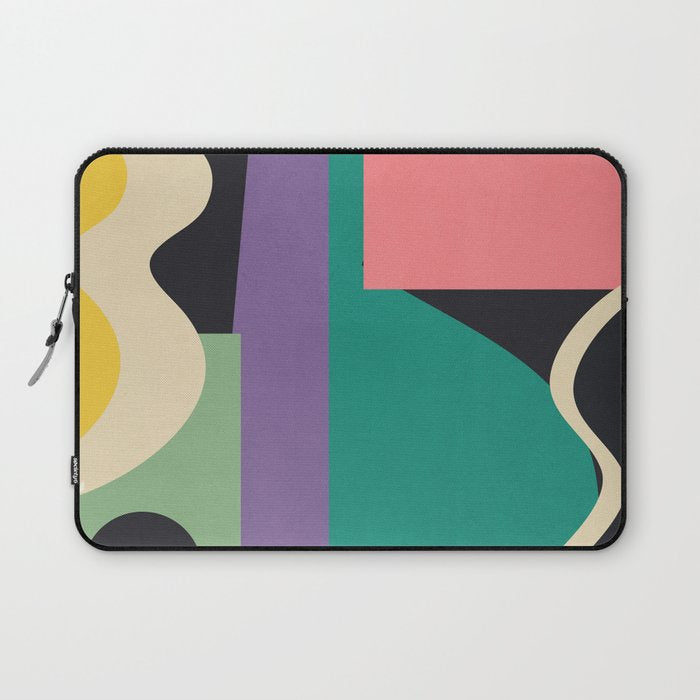 Colorful Geometric Abstract Art 21 Laptop Sleeve Gallery Image 1