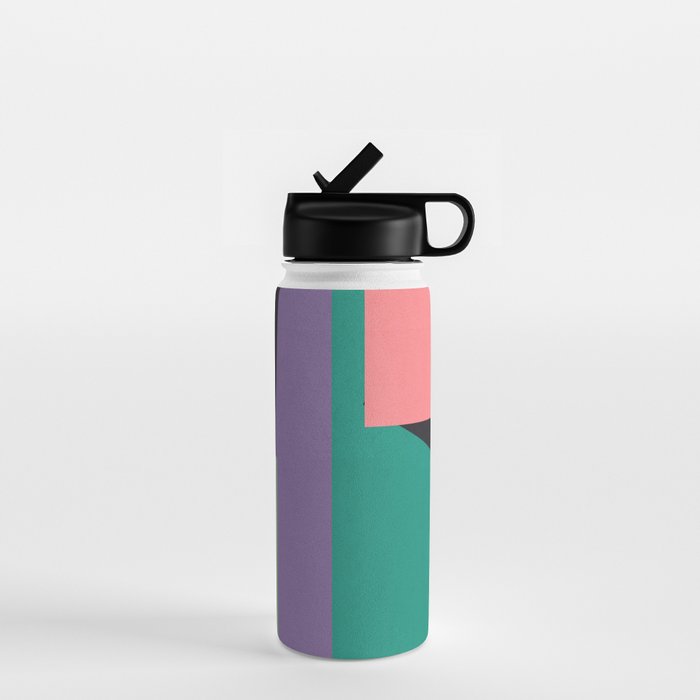 Colorful Geometric Abstract Art 21 Water Bottle Gallery Image 1