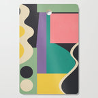 Colorful Geometric Abstract Art 21 Cutting Board Gallery Image 1
