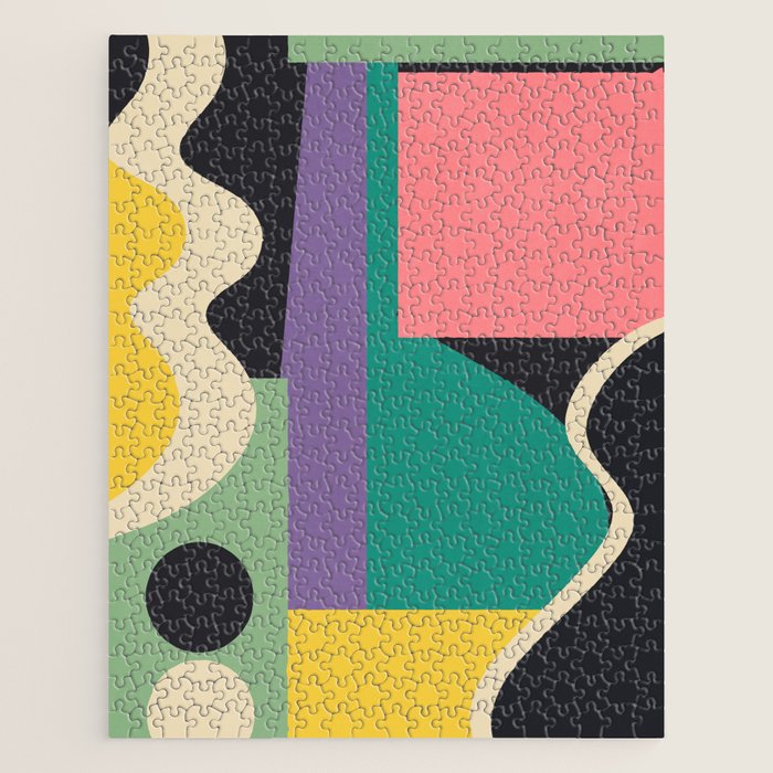 Colorful Geometric Abstract Art 21 Jigsaw Puzzle Gallery Image 1
