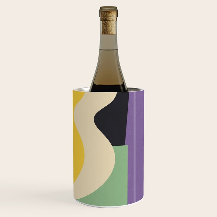 Colorful Geometric Abstract Art 21 Wine Chiller Gallery Image 2