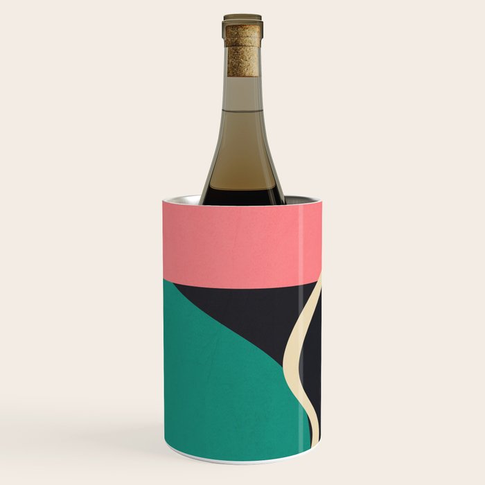 Colorful Geometric Abstract Art 21 Wine Chiller Gallery Image 3