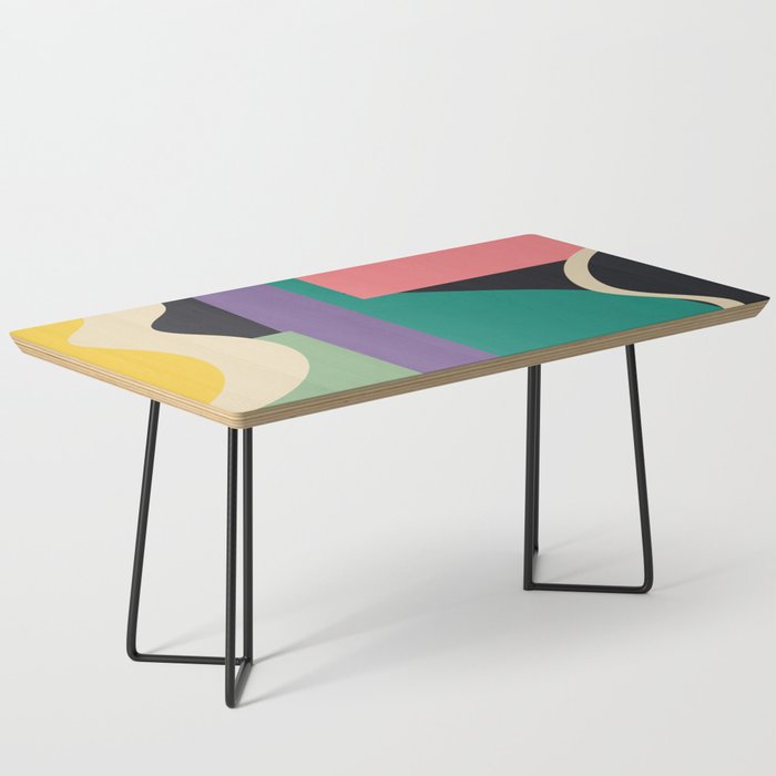 Colorful Geometric Abstract Art 21 Coffee Table Gallery Image 1