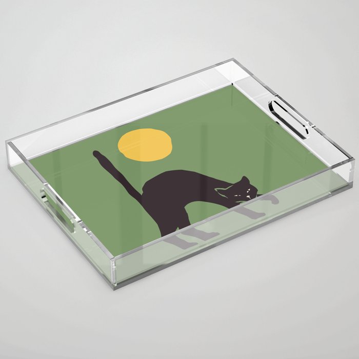Angry Cat Acrylic Tray Gallery Image 1
