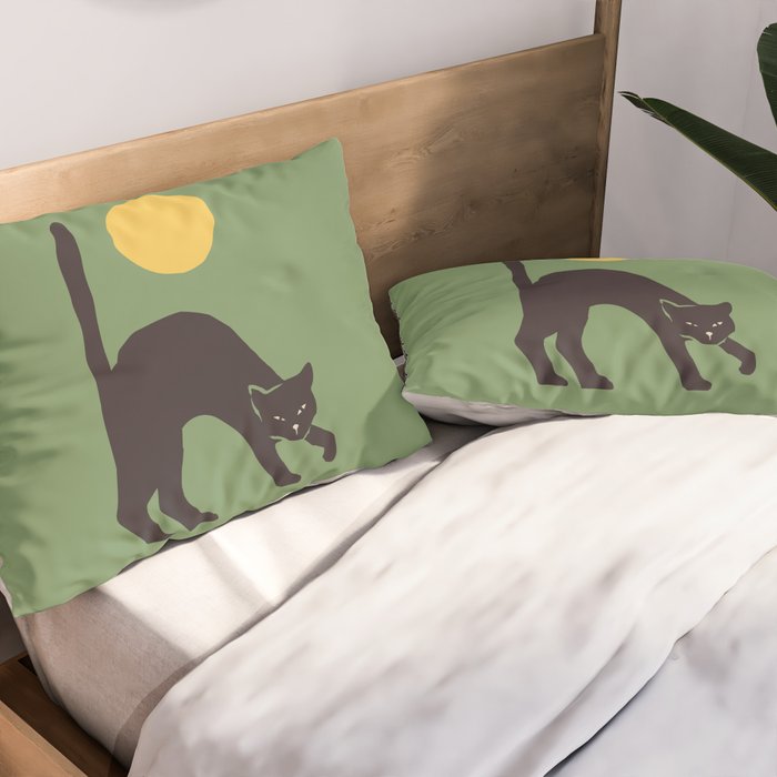 Angry Cat Pillow Sham Gallery Image 2
