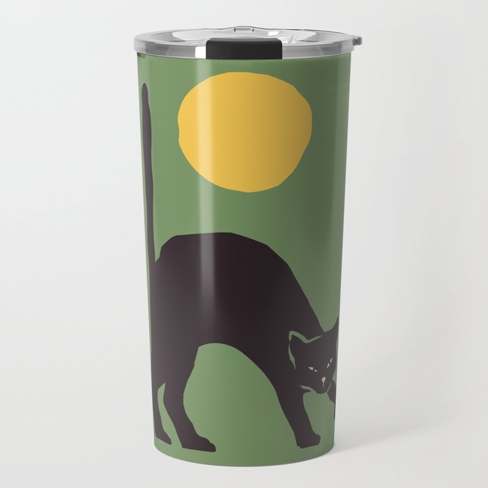 Angry Cat Travel Mug Gallery Image 1
