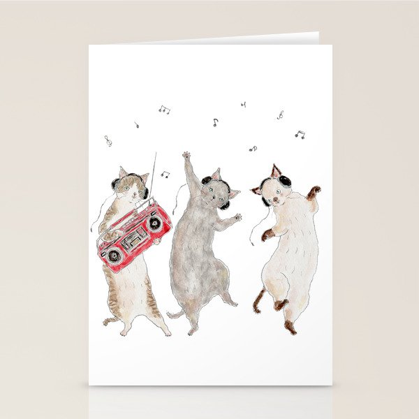 Nori nori nyanco Stationery Card Gallery Image 2