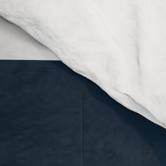 Red and Navy Blue Horizontal Stripes Comforter Gallery Image 4