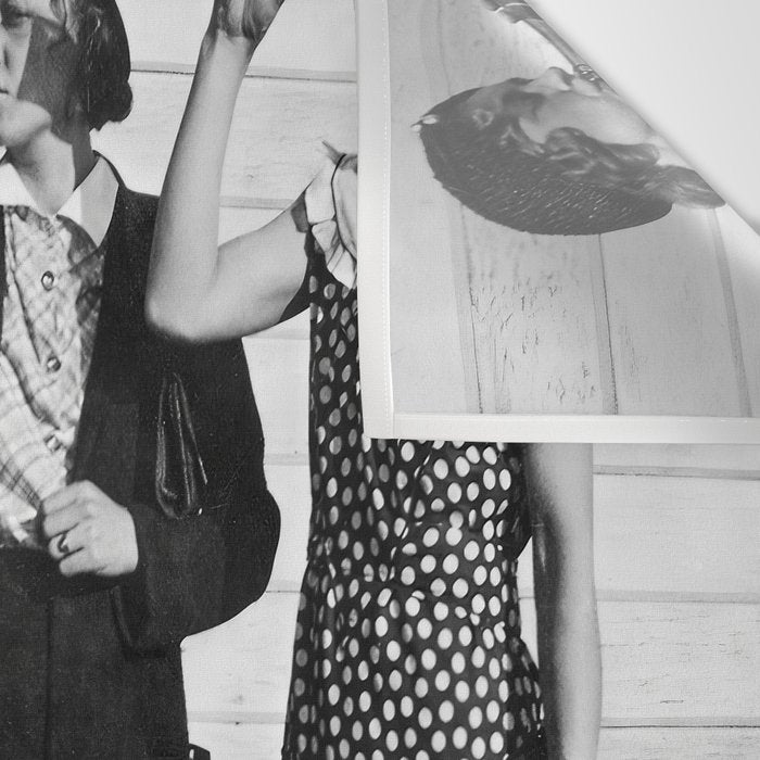 Women Beer Drinkers, Black and White Vintage Art Wall Tapestry Gallery Image 3