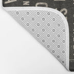 Chicago Streets Transit Sign Bath Mat Gallery Image 2