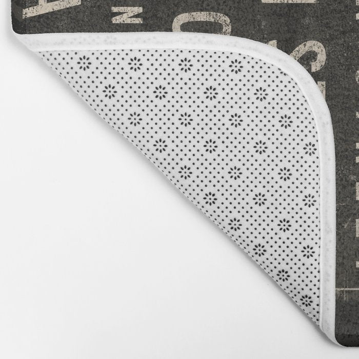 Chicago Streets Transit Sign Bath Mat Gallery Image 2