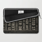Chicago Streets Transit Sign Laptop Sleeve Gallery Image 2