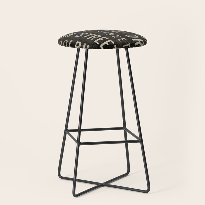 Chicago Streets Transit Sign Stool Gallery Image 1