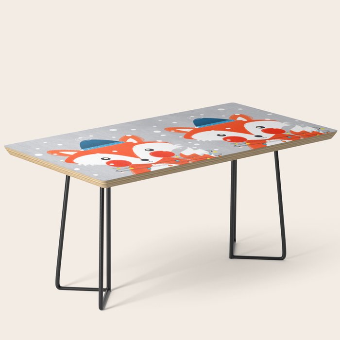 Christmas Fox with fairy lights Coffee Table Gallery Image 1