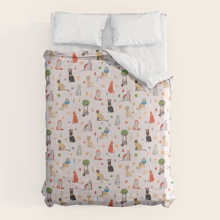 Cat Queens Duvet Cover Gallery Image 1
