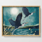Evening Heron Serving Tray Gallery Image 1