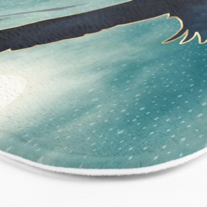 Evening Heron Bath Mat Gallery Image 3