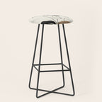 Abstract Art Minimal Flowers 3 Stool Gallery Image 1