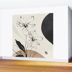 Abstract Art Minimal Flowers 3 Wall Mural Gallery Image 2