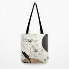 Abstract Art Minimal Flowers 3 Tote Bag Gallery Image 2