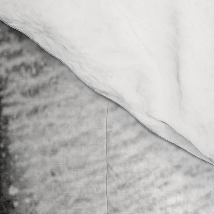 Black and White Minimalist Abstract Painting âDelve 6â Comforter Gallery Image 4