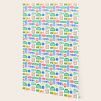 Retro funny sticker quote label pattern Wallpaper Gallery Image 2