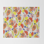 Acrylic Fruits  Throw Blanket Gallery Image 2