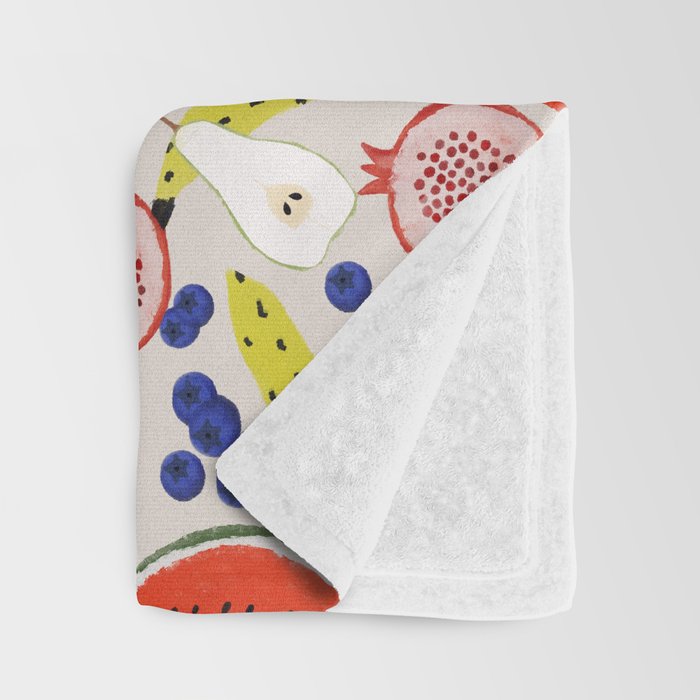 Acrylic Fruits  Throw Blanket Gallery Image 3