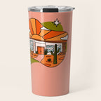 Aries Mid Century House Travel Mug Gallery Image 1