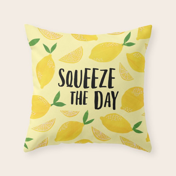 Squeeze the Day Throw Pillow Gallery Image 6