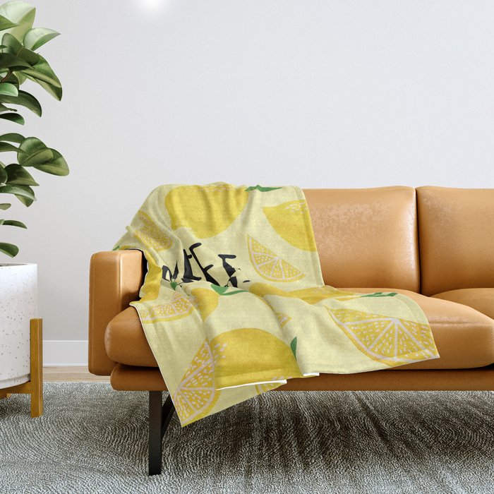 Squeeze the Day Throw Blanket Gallery Image 1