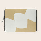 Minimal Shapes gold Laptop Sleeve Gallery Image 1