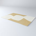 Minimal Shapes gold Rug Gallery Image 3