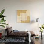 Minimal Shapes gold Wood Wall Art Gallery Image 2