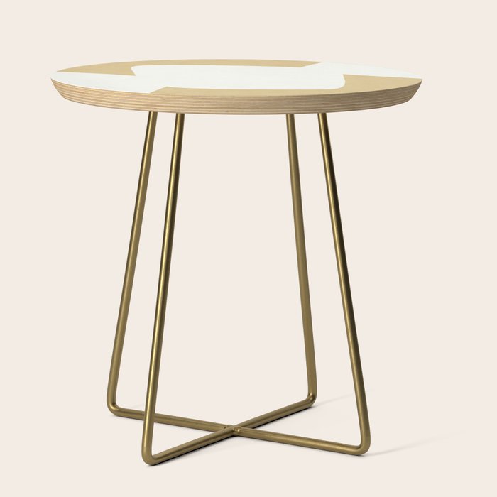 Minimal Shapes gold Side Table Gallery Image 1